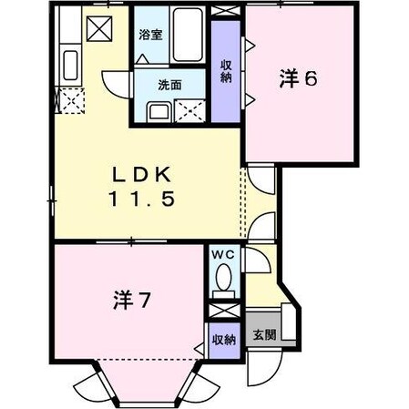 サンセール　Ⅱの物件間取画像